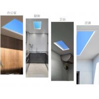 China Topsung Tuya Smart Simulate Sky Change 48W 96W Multiple Size LED Panel Light Blue Sky Ceiling Light Roofing factory