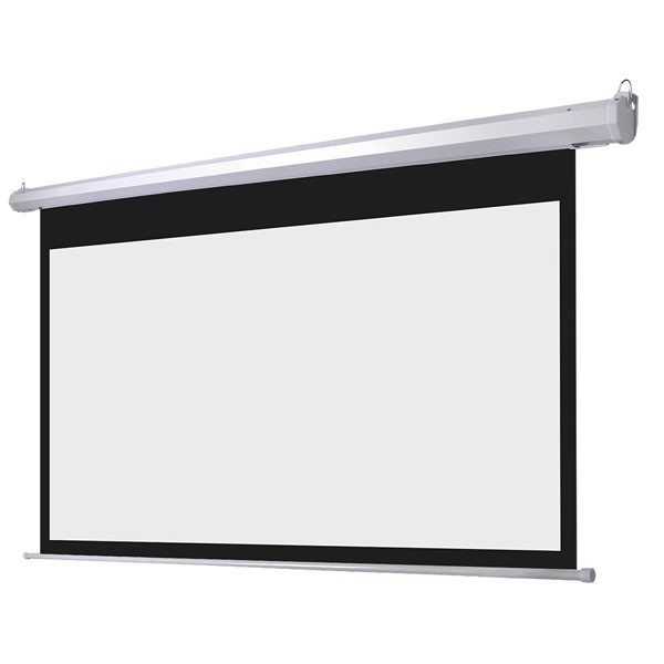 Quality Out door Electric Projection Screens Remote Control / presentation screen Roll Up for sale