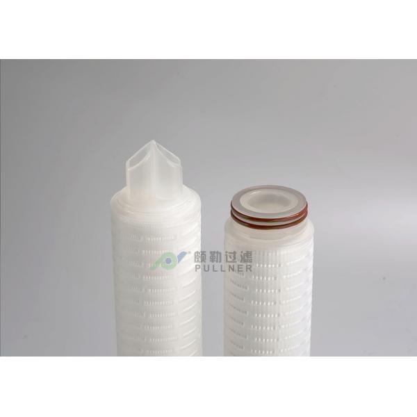 Quality White Color Double Layers Water Filtration Cartridges 0.22 / 0.45 Micron for sale