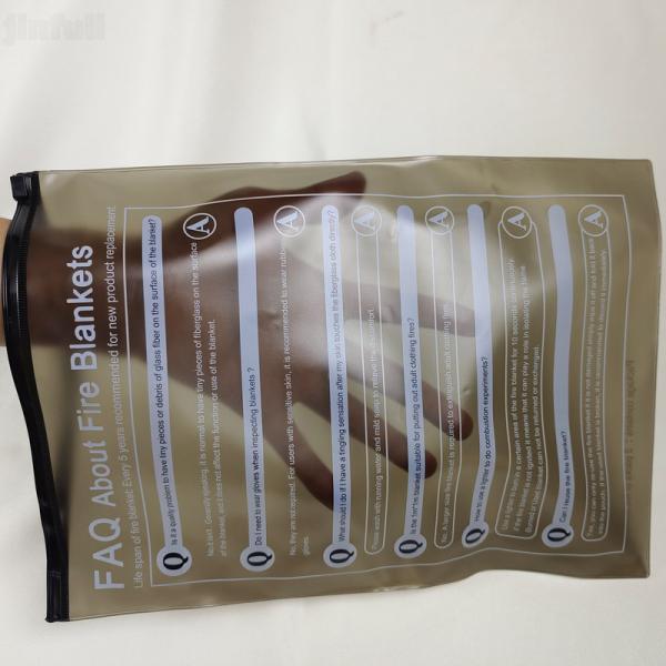 Quality Printed PVC Bag With Zipper Waterproof Regeneration Material for sale