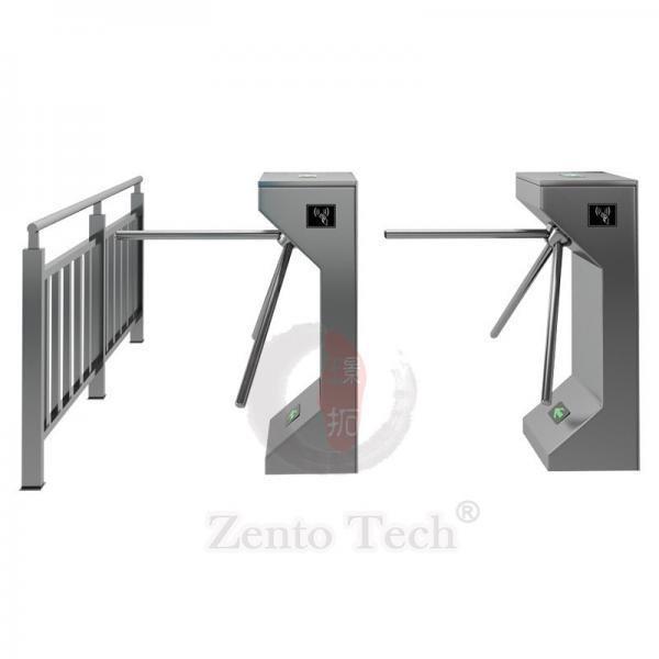 Quality 304 Stainless Steel Access Control Three Arm Turnstile Gate 0.2s/Person for sale
