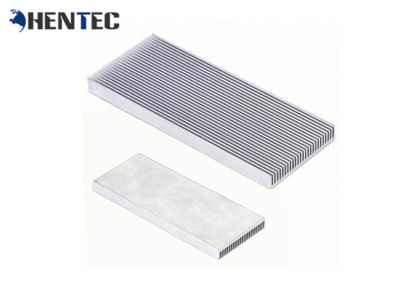 Quality Silvery Anodized Extruded Aluminium Heatsink Aluminum Radiator Special Packing for sale