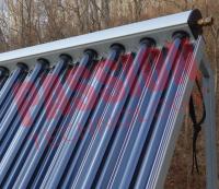 China Aluminum Alloy Heat Pipe Solar Collector For Low Temperature Area 15 Tubes factory