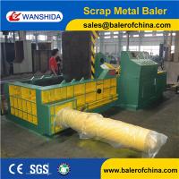 China Wanshida 160ton Non ferrous Side push out metal baler press export to South Africa factory