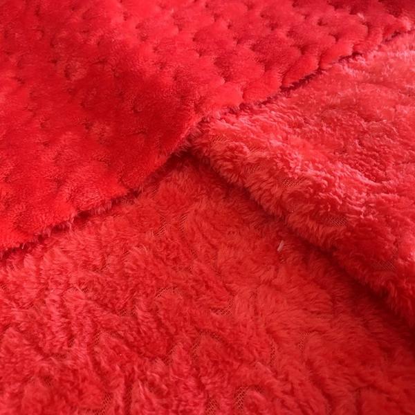 Quality 340gsm 100 Polyester Fleece Fabric Bedding Blanket Shoes for sale