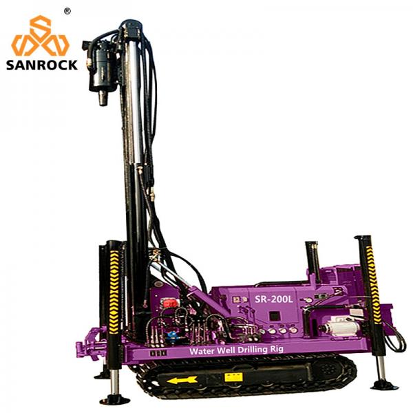 Quality Portable Well Drilling Rig Bore hole Deep 200m Hydraulic Water Well Drilling Equipment for sale