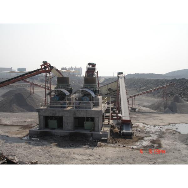 Quality 330-725 TPH Mining Rock Crusher 300kW AC Cone Crushing Machine for sale