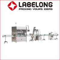 China Cream Ketchup Bottle Filling Capping Labeling Machine Automatic 4 Heads factory