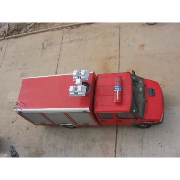Quality 130hp 4x2 Emergency Rescue Fire Truck , Small Fire Tender With Fire Fighting for sale