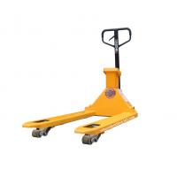 China Warehouse 2.5 Ton Pallet Truck , 2500KG Mobile Scale Hand Pallet Trolley factory