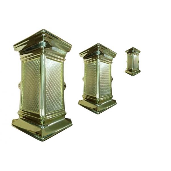 Quality Gilded corner Customized quality plastic Coffin parts for ornamenting swing for sale