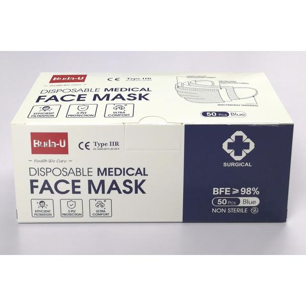 Quality Buda-U Disposable 3 Layer Mask ,  Hospital Operational Surgical Face Mask , Type IIR for sale
