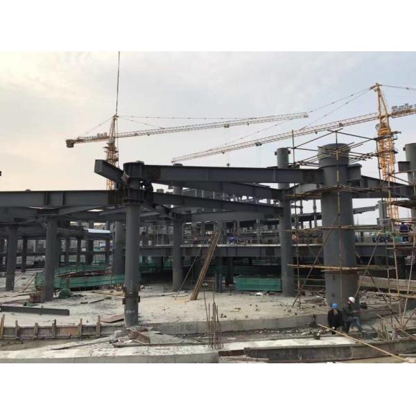 Quality Agricultural Structural Steel Frame Construction Buildings Galvanised AWS D1.1/1 for sale