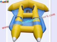 China Customized 0.9MM PVC tarpaulin Inflatable fly-fish Boat Toys for Kids factory