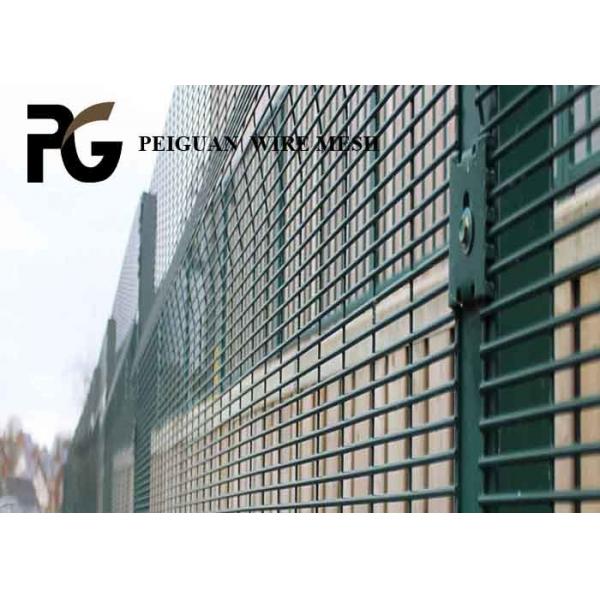 Quality Eco Friendly Security Metal Fencing , 8 Gauge Wire Mesh Security Fencing for sale