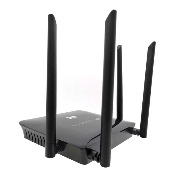 Quality Single Frequency 100M Router Wireless 300mbps 4 Antennas 2.4GHz for sale