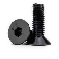 Quality ISO10642 10.9 High Strength Hexagon Socket Countersunk Head Cap Screws Black for sale