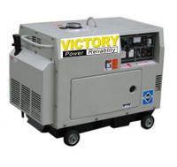 China 5kw 110 - 240V Silent Air-Cooled Portable Diesel Generator Set factory
