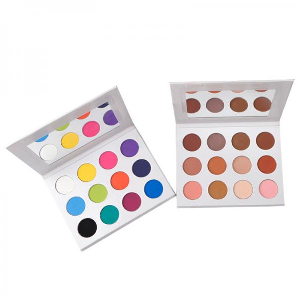 Quality Cosmetics High Pigment Glitter Eyeshadow Humilous 12 Colors DIY Custom Logo for sale