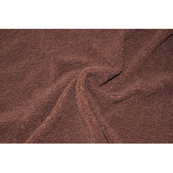 Quality brown 100P 150cm Warp Knitted Fabric For Shell/Combo for sale