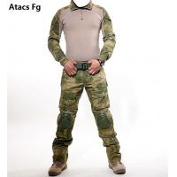 China Men Airsoft Army Military Uniform Tactical Navy Seal Combat Frog Suit with knee elbow pads for sale