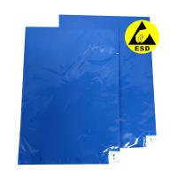 China Antistatic Blue Clean Room Sticky Mat 600x900mm 30 Layers 60 Layers factory