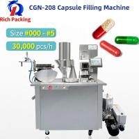 China Semi Automatic Gel Vegetable Halal Hard Capsule Filling Machine factory