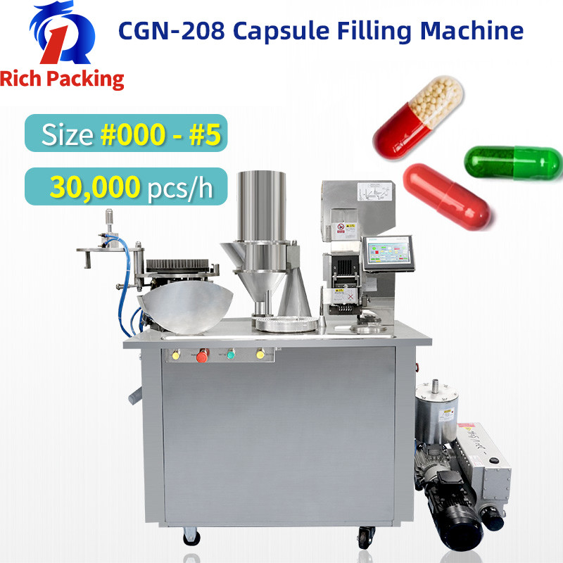 China Semi Automatic Hard Gelatin Gel Capsule Filling Machine With High Efficiency factory