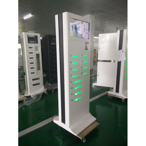 Quality Android Based System Cell Phone Battery Charging Station Touch Screen With 12 for sale