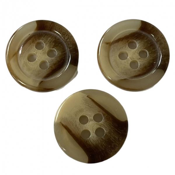 Quality Light Brown Fake Horn Button In 24L Apply For Coat Jacket Sweater for sale
