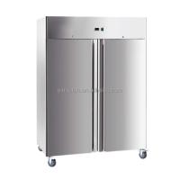 China 304 Stainless Steel 3 Door Restaurant Kitchen Vertical 4 Door Freezer Refrigerator Equipment Commercial Freezer Upright Freezer for sale