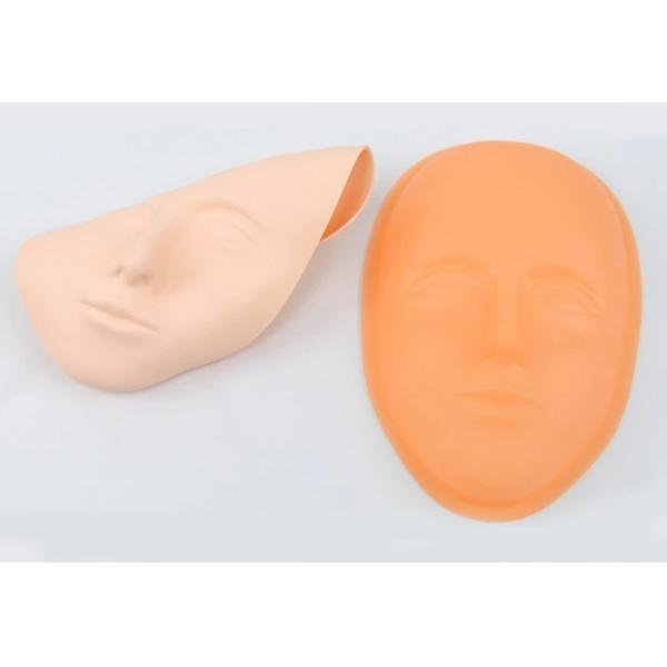 Quality Yellow Soft Silicone Gel Face Practice Skin Plastic Hard Mold 3D Eyebrow Lip Microblading Accessories for sale