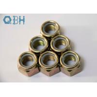 Quality HEXAGON NUT WITH CLAMPING PIECE ISO10512 Carbon Steel Hex Nylon Lock Nut Class8 for sale