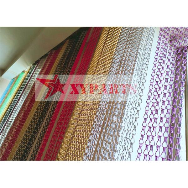 Quality Decorative Aluminum Chain Metal Mesh Curtain For Hanging Room Divider for sale
