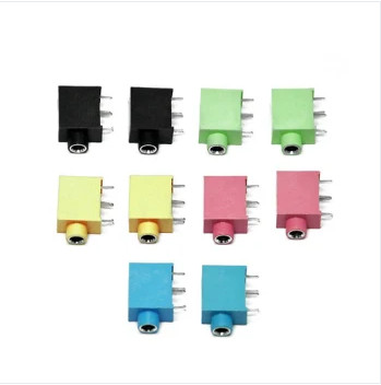 Quality PJ325 3.5mm Stereo Female Socket Audio Jack 5pin PCB Panel Mount Connector for sale