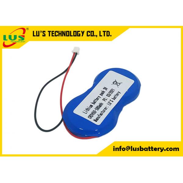 Quality CR2450-2P 3V 1200mah Battery Type IMOS 1P2-A1 Lithium Metal Batteries for sale