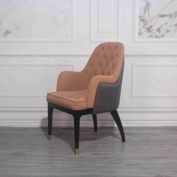 Quality Thick Soft Velvet Fabric Dining Chair SUS201 With Elastic Sponge for sale