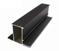 China T3-T8 Powder Coated Aluminum Window Profiles Bronze Matte Flat Corrosion Resistant factory