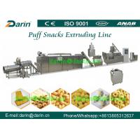 china Puff Corn snack food processing line with finish mixing , extruding , shaping