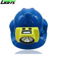 China Safety LED Miners Head Lamp With OLED Display 20000lux Waterproof IP68 factory