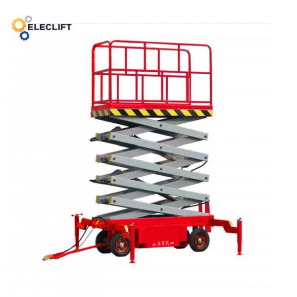 Quality Remote Control Mobile Scissor Platform Mobile Lift Cart 2.5m-4m for sale