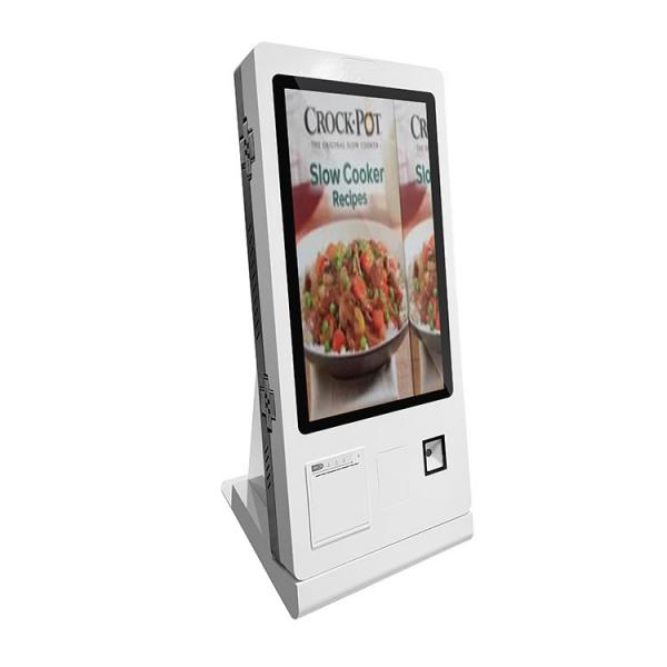 Quality Automatic Self Ordering Kiosk QR Scanner Payment Self Check In Kiosk for sale