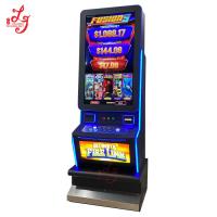 China 43 Inch Touch Screen Fusion 5 Games Machines Monitors With LED Lights Mounted Working With Fusion 5 For Sale factory