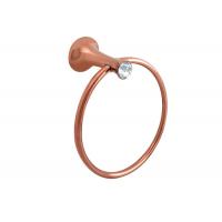China Wall-mounted Bathroom Accessory Towel Ring  Zinc Alloy and Crystal factory