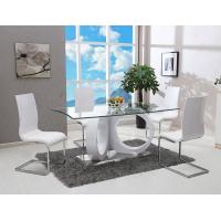 China Simple 0.35CBM 50kgs 76cm Solid Wood Dining Table Set for sale