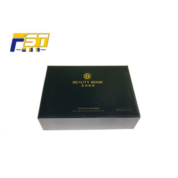 Quality Black Moisture Resistant High End Gift Boxes Sturdy Structure With Strong Magnets for sale