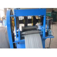 china Galvanized Steel Rib Lath Machine Stable Property With Decoiler 10mm Rib Deep