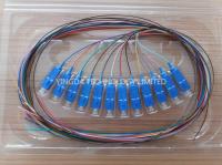 China SC / UPC SC / PC Multi Core Fiber Optic Pigtail cables 12 Core 0.9mm factory