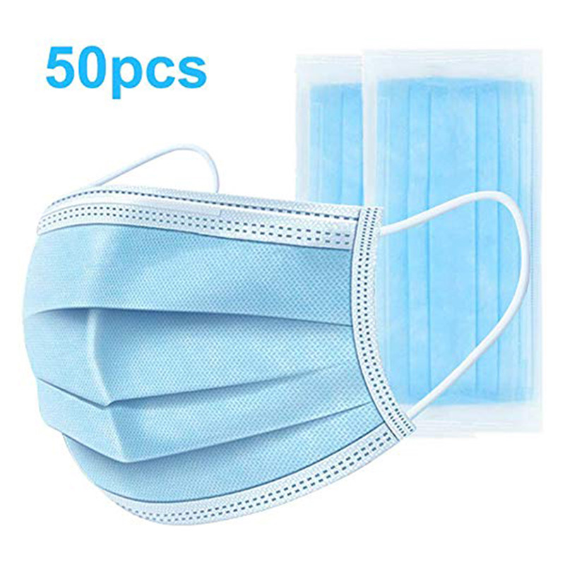 China Unisex Medical Disposable Face Mask Anti Pollen Allergens  Non Woven Fabric Mask factory