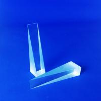 Quality Transparent Optical Quartz Glass Rectangular Optical Wedge Prism Element for sale